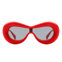 Cramilo Eyewear Sunglasses Argo - Oversized Y2K Inflated Frame One Piece Lens Sunglasses