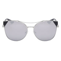 Cramilo Eyewear Sunglasses Aspen - Women Trendy Mirrored Lens Cat Eye Sunglasses