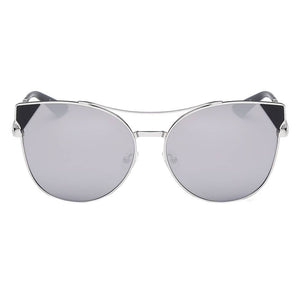 Cramilo Eyewear Sunglasses Aspen - Women Trendy Mirrored Lens Cat Eye Sunglasses