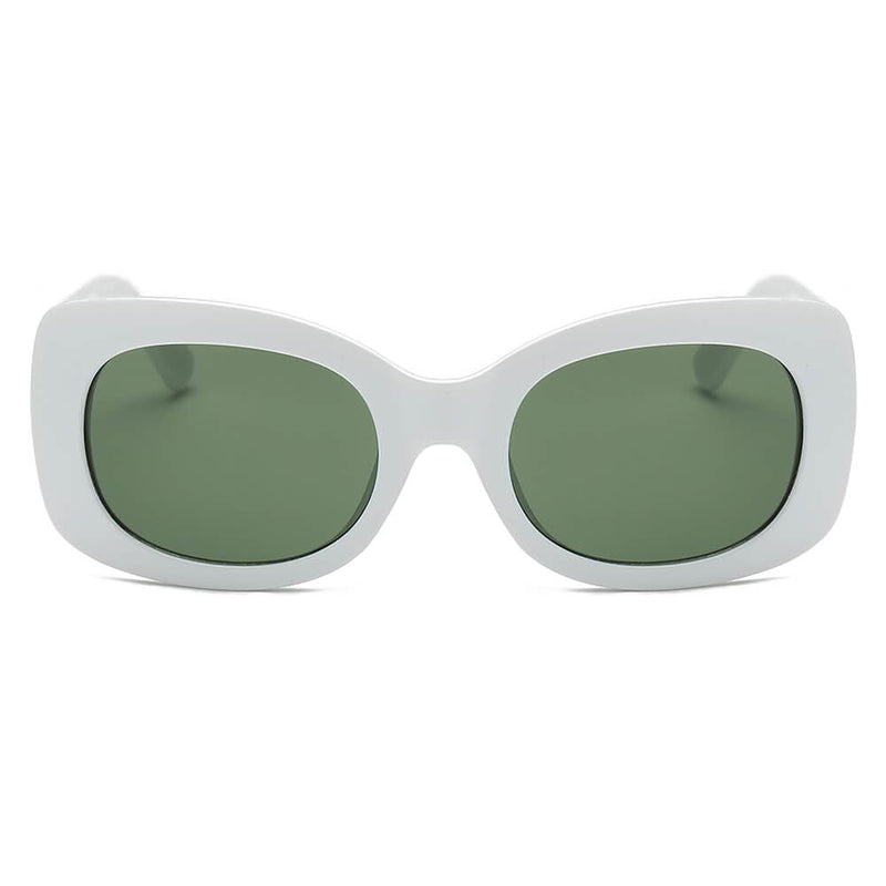 Cramilo Eyewear Sunglasses BAKU | Women Fashion Retro Rectangle Oversize Sunglasses