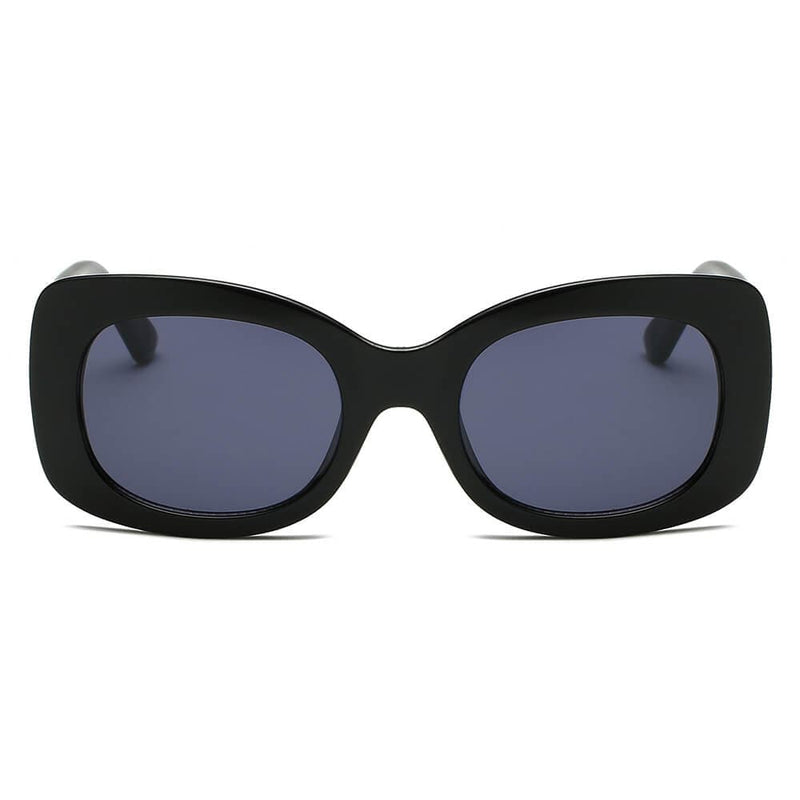 Cramilo Eyewear Sunglasses BAKU | Women Fashion Retro Rectangle Oversize Sunglasses