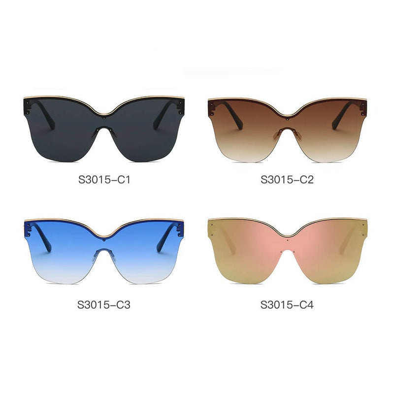 Cramilo Eyewear Sunglasses BARCELONA | Women Cat Eye Oversize Sunglasses