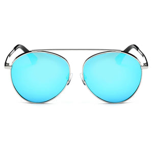 Cramilo Eyewear Sunglasses Bethel - Retro Mirrored Lens Teardrop Aviator Sunglasses