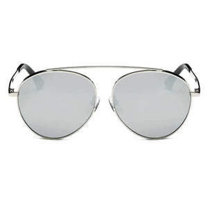 Cramilo Eyewear Sunglasses Bethel - Retro Mirrored Lens Teardrop Aviator Sunglasses