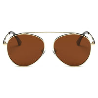 Cramilo Eyewear Sunglasses Bethel - Retro Mirrored Lens Teardrop Aviator Sunglasses