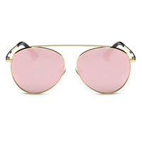 Cramilo Eyewear Sunglasses Bethel - Retro Mirrored Lens Teardrop Aviator Sunglasses