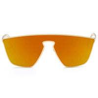 Cramilo Eyewear Sunglasses BEVERLY | Women Square Futuristic Flat Lens Sunglasses