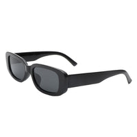 Cramilo Eyewear Sunglasses Black Alarica - Rectangle Retro Small Vintage Inspired Sunglasses
