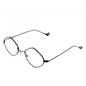 Cramilo Eyewear Sunglasses Black/Clear BARRINGTON | Slim Diamond Shape Fashion Sunglasses