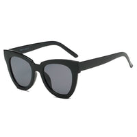 Cramilo Eyewear Sunglasses Black Escabana | Women Round Cat Eye Fashion Sunglasses