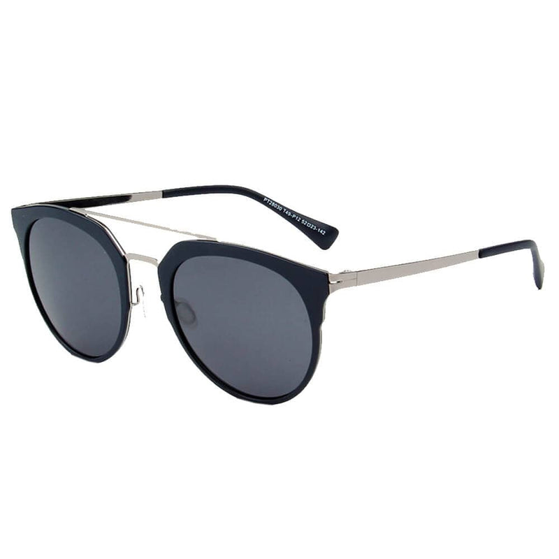 Cramilo Eyewear Sunglasses Black Kona - Round Retro Mirrored Fashion Sunglasses