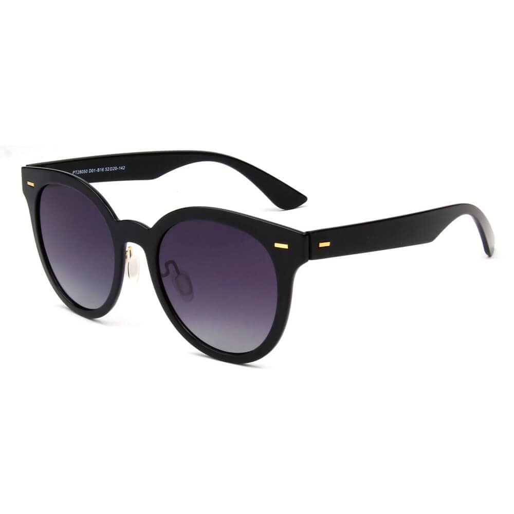 Cramilo Eyewear Sunglasses Black Manhata - Women Round Fashion Sunglasses