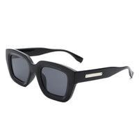 Cramilo Eyewear Sunglasses Black Moonluxe - Classic Square Retro Tinted Fashion Sunglasses