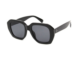 Cramilo Eyewear Sunglasses Black Sheridan | Women Square Oversize Fashion Sunglasses