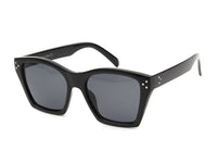Cramilo Eyewear Sunglasses Black/Smoke Demopolis | Women Square Retro Cat Eye Fashion Sunglasses