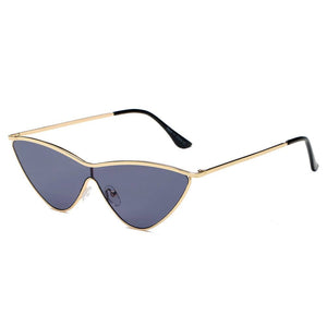 Cramilo Eyewear Sunglasses Black SUSTYA -  Women Fashion Tinted Cat Eye Sunglasses