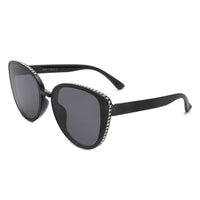 Cramilo Eyewear Sunglasses Black Sylph - Women Chic Rhinestone Design Fashion Cat Eye Sunglasses