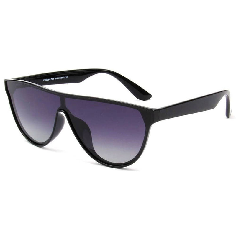 Cramilo Eyewear Sunglasses Black TOULOUSE | Women Round Polarized Fashion Sunglasses