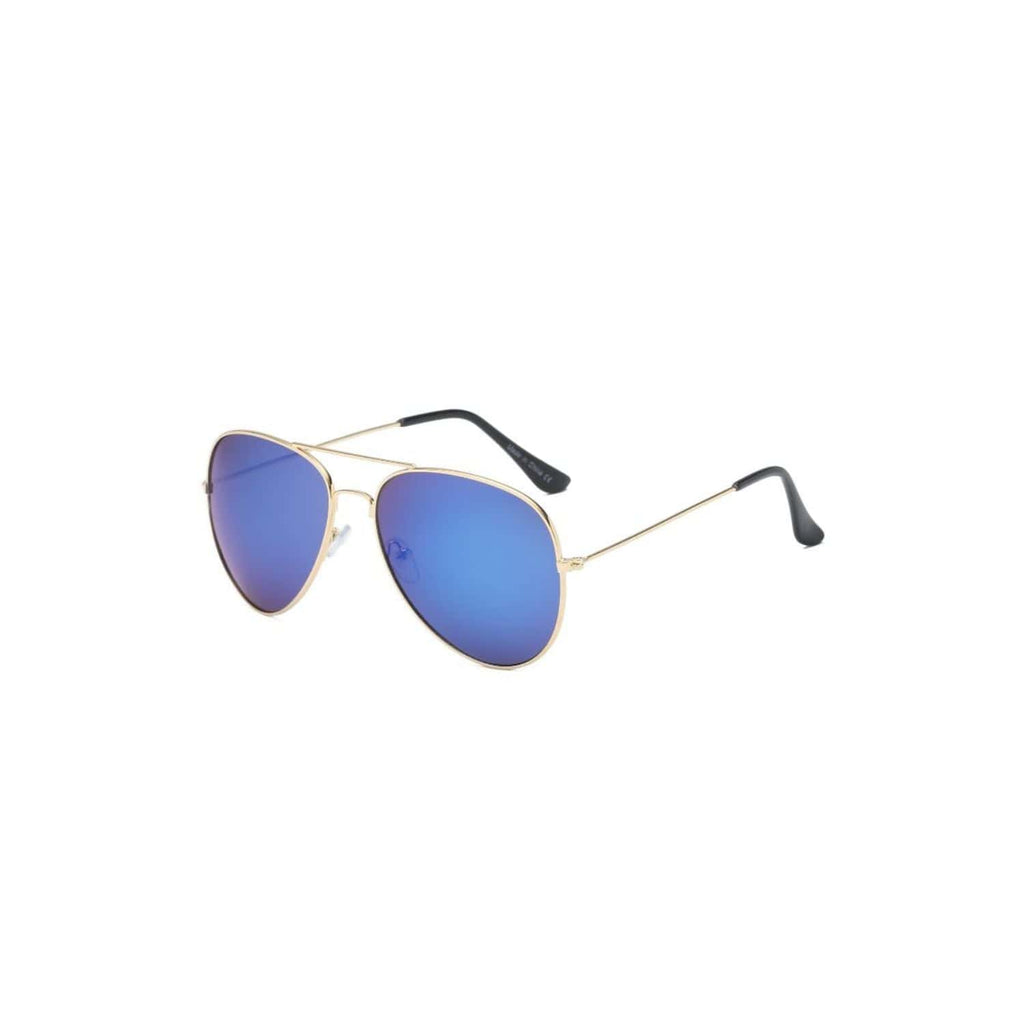 Cramilo Eyewear Sunglasses Blue Aerin - Classic Mirrored Fashion Aviator Sunglasses
