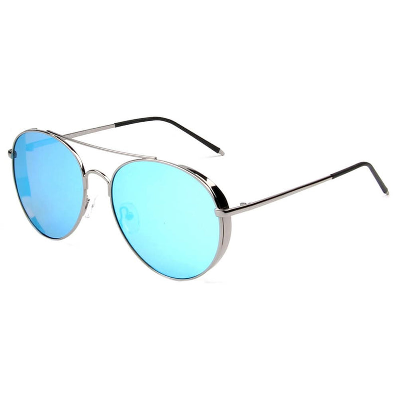 Cramilo Eyewear Sunglasses Blue Baza - Classic Polarized Mirrored Aviator Sunglasses