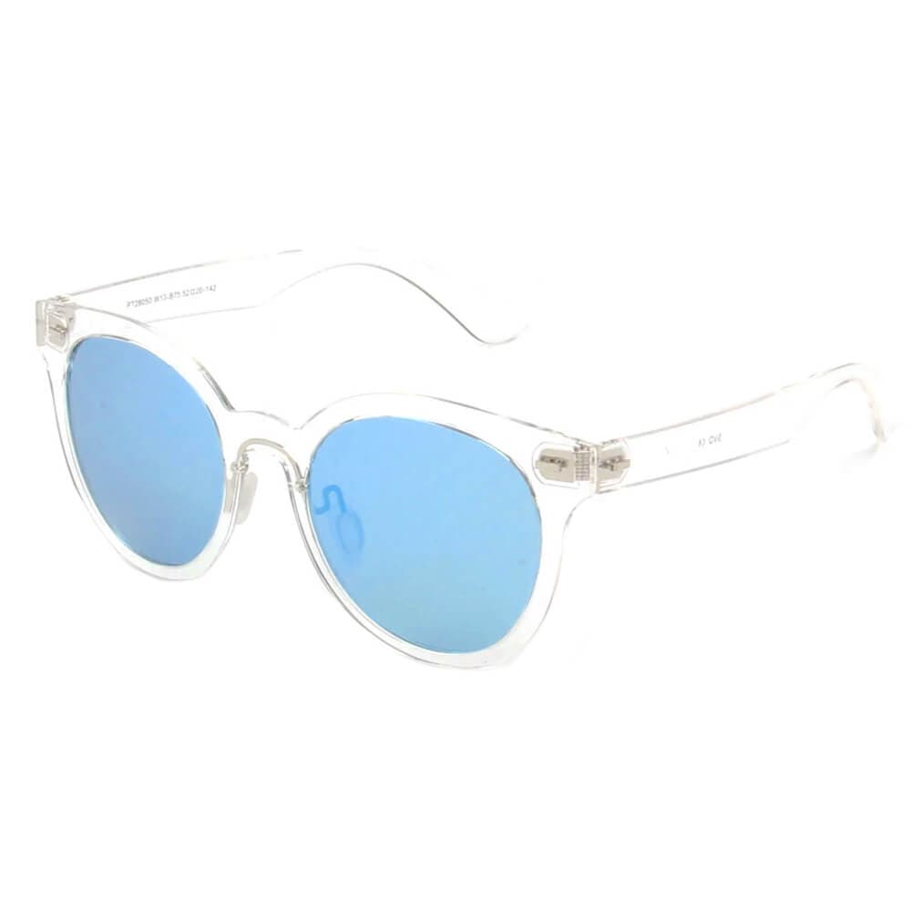 Cramilo Eyewear Sunglasses Blue Manhata - Women Round Fashion Sunglasses