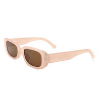 Cramilo Eyewear Sunglasses Blush Alarica - Rectangle Retro Small Vintage Inspired Sunglasses