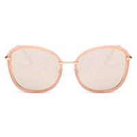 Cramilo Eyewear Sunglasses BROOKVILLE | Women Round Cat Eye Oversize Sunglasses