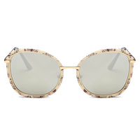 Cramilo Eyewear Sunglasses BROOKVILLE | Women Round Cat Eye Oversize Sunglasses