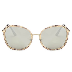 Cramilo Eyewear Sunglasses BROOKVILLE | Women Round Cat Eye Oversize Sunglasses