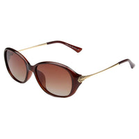 Cramilo Eyewear Sunglasses Brown Pahokee - Women Round Oval Fashion Sunglasses