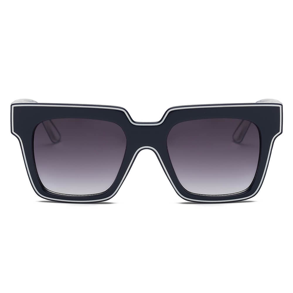 Cramilo Eyewear Sunglasses CAMDEN | Women Retro Square Oversize Sunglasses