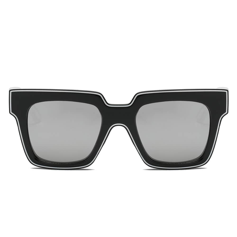 Cramilo Eyewear Sunglasses CAMDEN | Women Retro Square Oversize Sunglasses