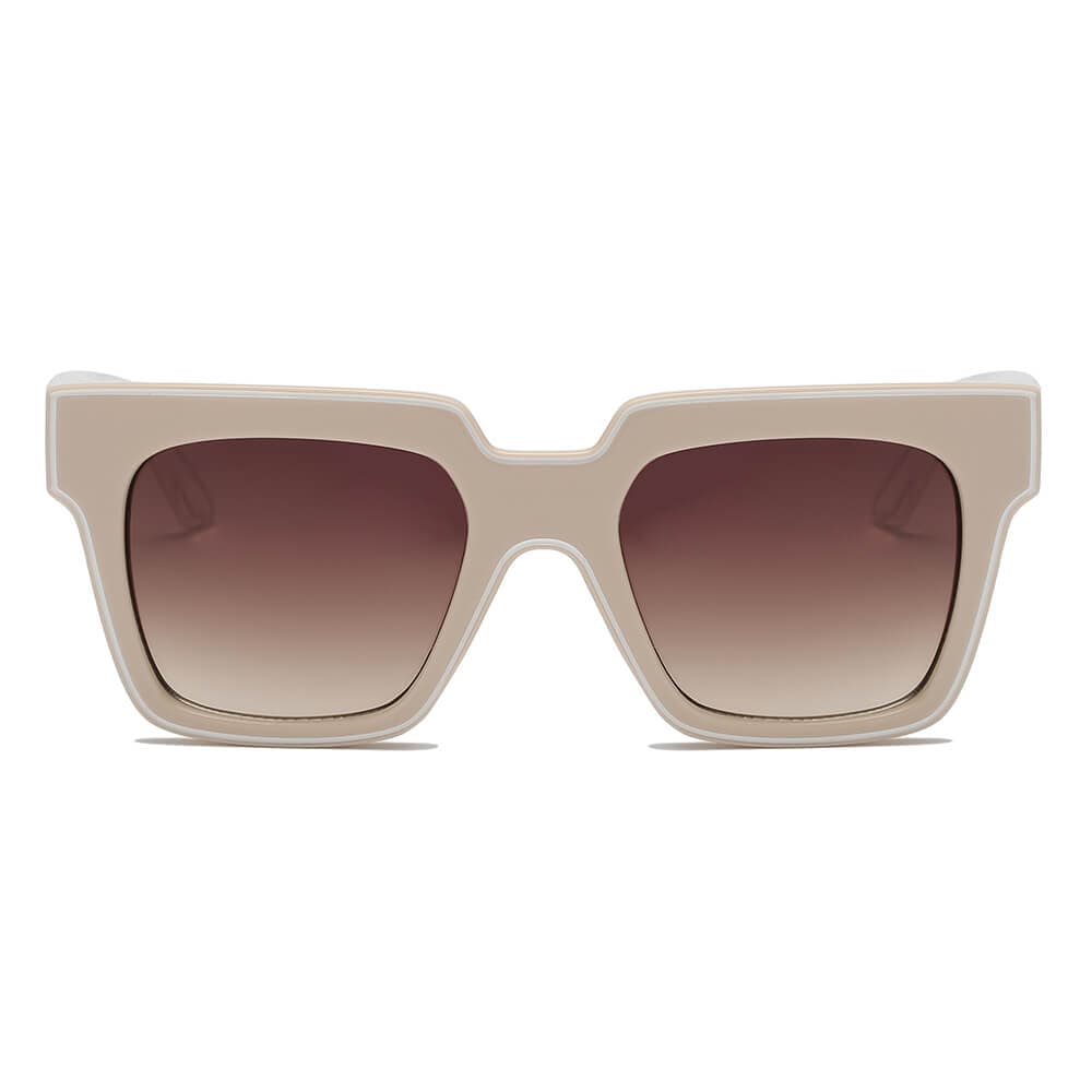 Cramilo Eyewear Sunglasses CAMDEN | Women Retro Square Oversize Sunglasses