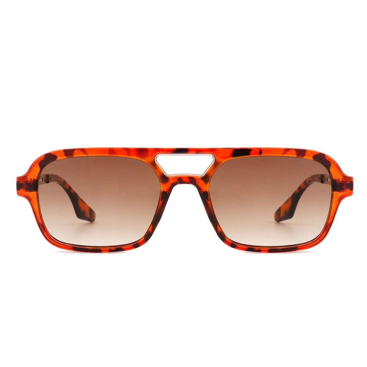 Cramilo Eyewear Sunglasses Candorae - Retro Square Brow-Bar Fashion Aviator Style Vintage Sunglasses