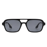 Cramilo Eyewear Sunglasses Candorae - Retro Square Brow-Bar Fashion Aviator Style Vintage Sunglasses