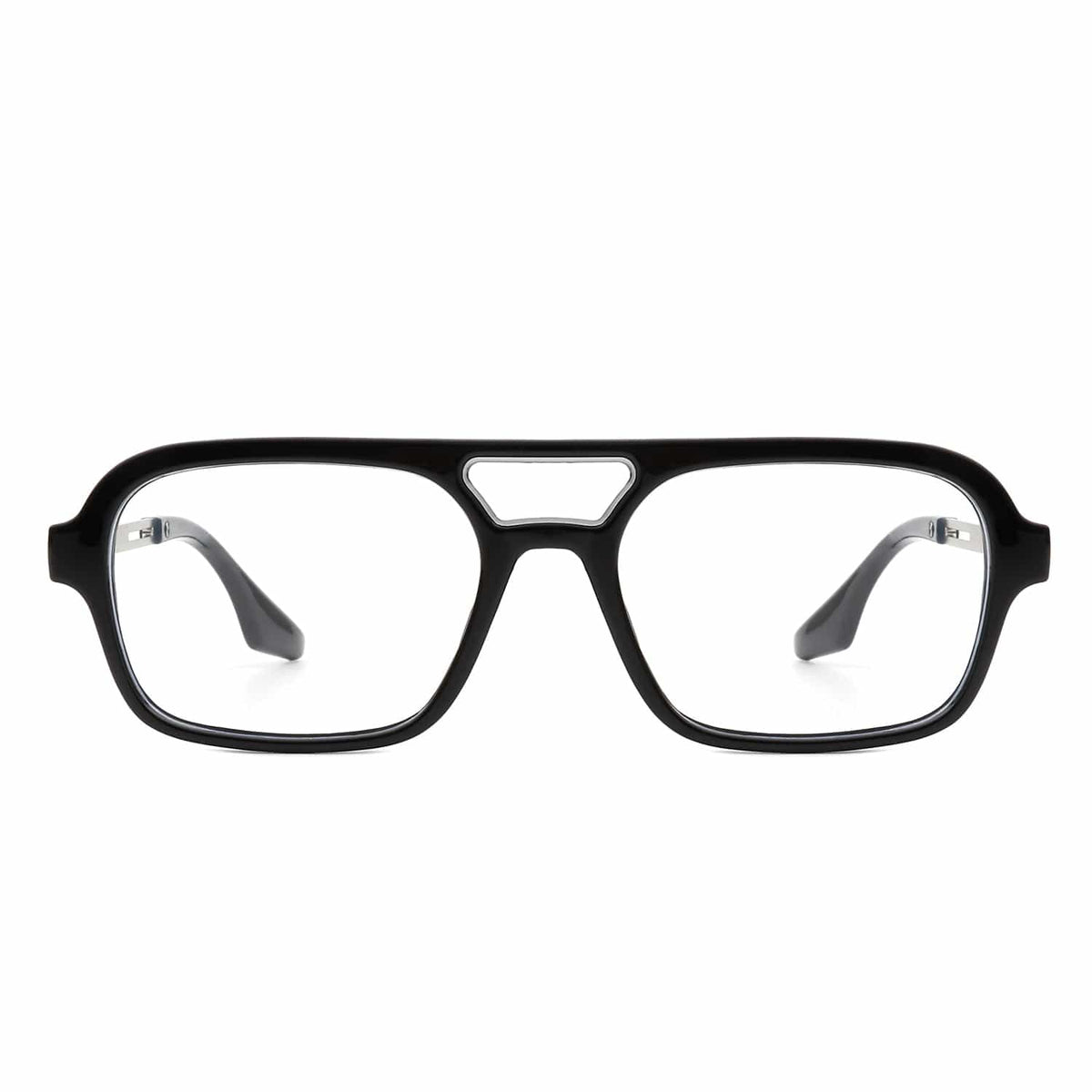 Cramilo Eyewear Sunglasses Candorae - Retro Square Brow-Bar Fashion Aviator Style Vintage Sunglasses