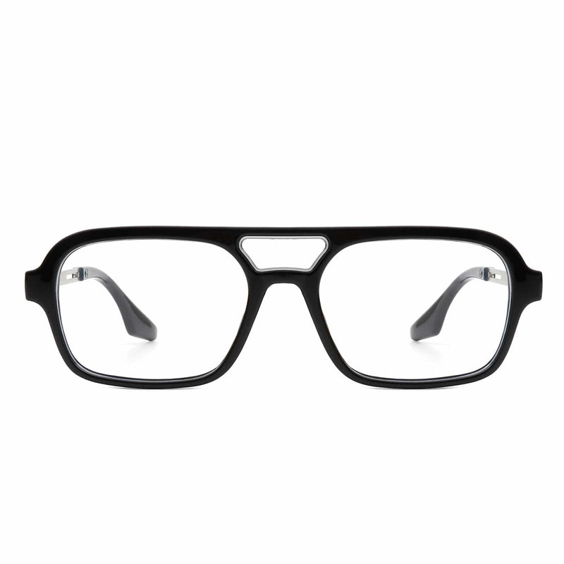 Cramilo Eyewear Sunglasses Candorae - Retro Square Brow-Bar Fashion Aviator Style Vintage Sunglasses