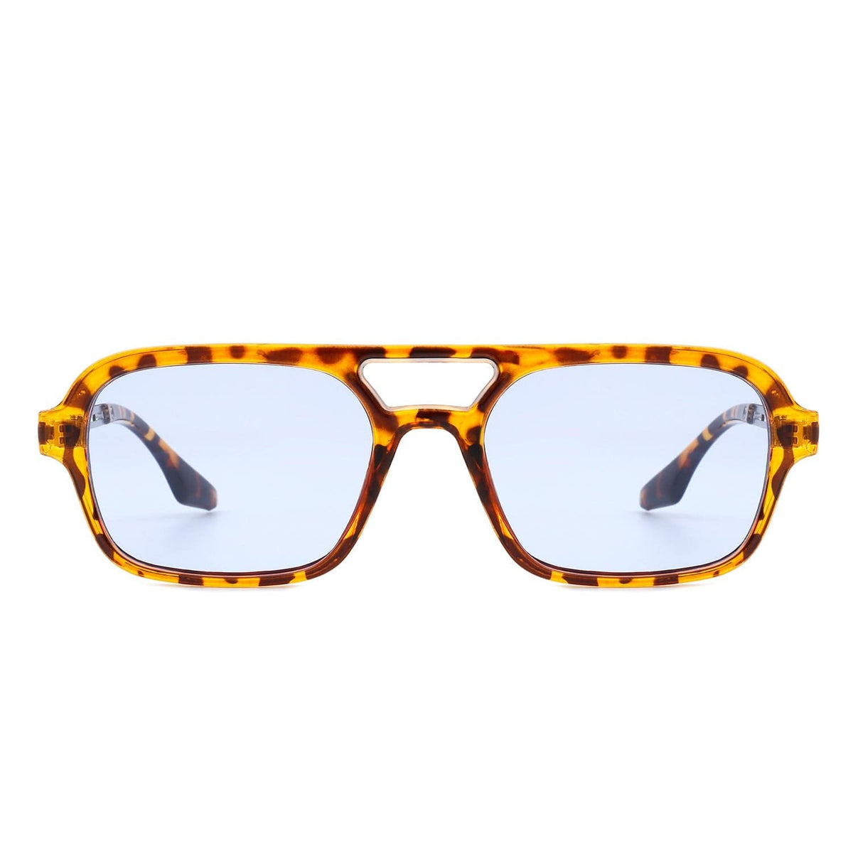 Cramilo Eyewear Sunglasses Candorae - Retro Square Brow-Bar Fashion Aviator Style Vintage Sunglasses