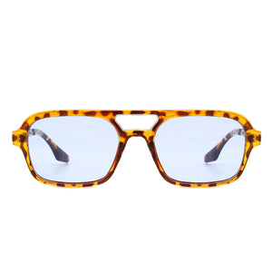 Cramilo Eyewear Sunglasses Candorae - Retro Square Brow-Bar Fashion Aviator Style Vintage Sunglasses
