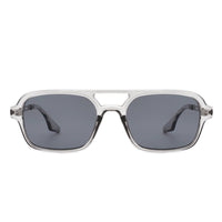 Cramilo Eyewear Sunglasses Candorae - Retro Square Brow-Bar Fashion Aviator Style Vintage Sunglasses