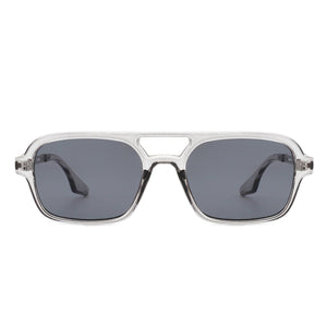 Cramilo Eyewear Sunglasses Candorae - Retro Square Brow-Bar Fashion Aviator Style Vintage Sunglasses