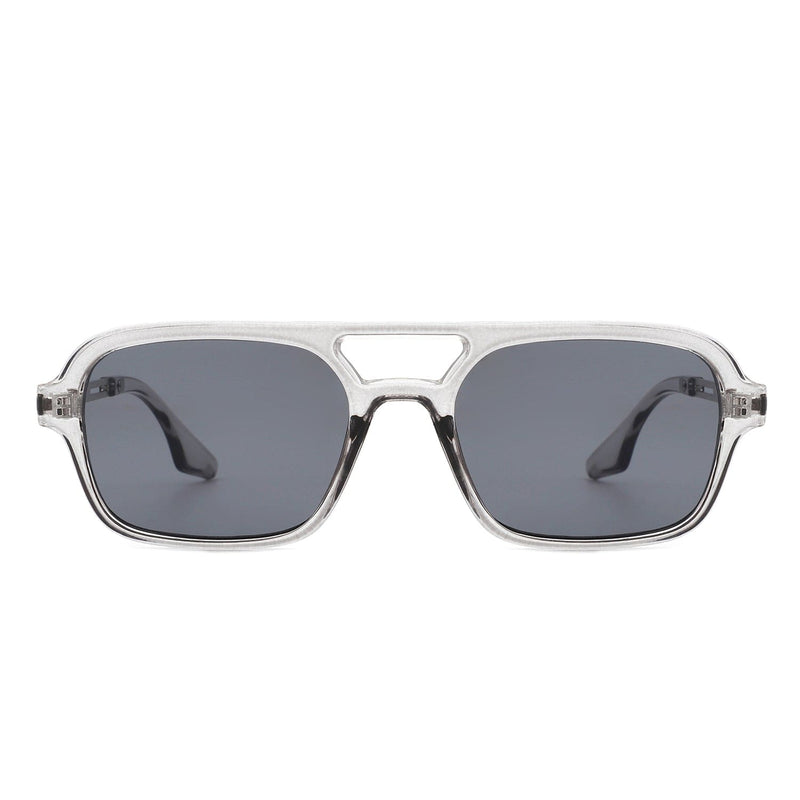 Cramilo Eyewear Sunglasses Candorae - Retro Square Brow-Bar Fashion Aviator Style Vintage Sunglasses