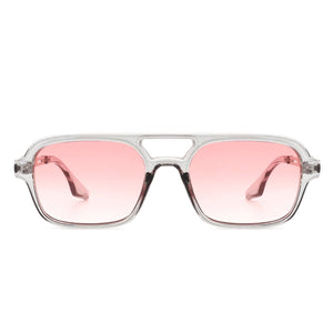 Cramilo Eyewear Sunglasses Candorae - Retro Square Brow-Bar Fashion Aviator Style Vintage Sunglasses