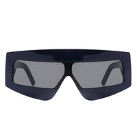 Cramilo Eyewear Sunglasses Celestia - Rectangle Chunky Oversize Square Tinted Flat Top Sunglasses