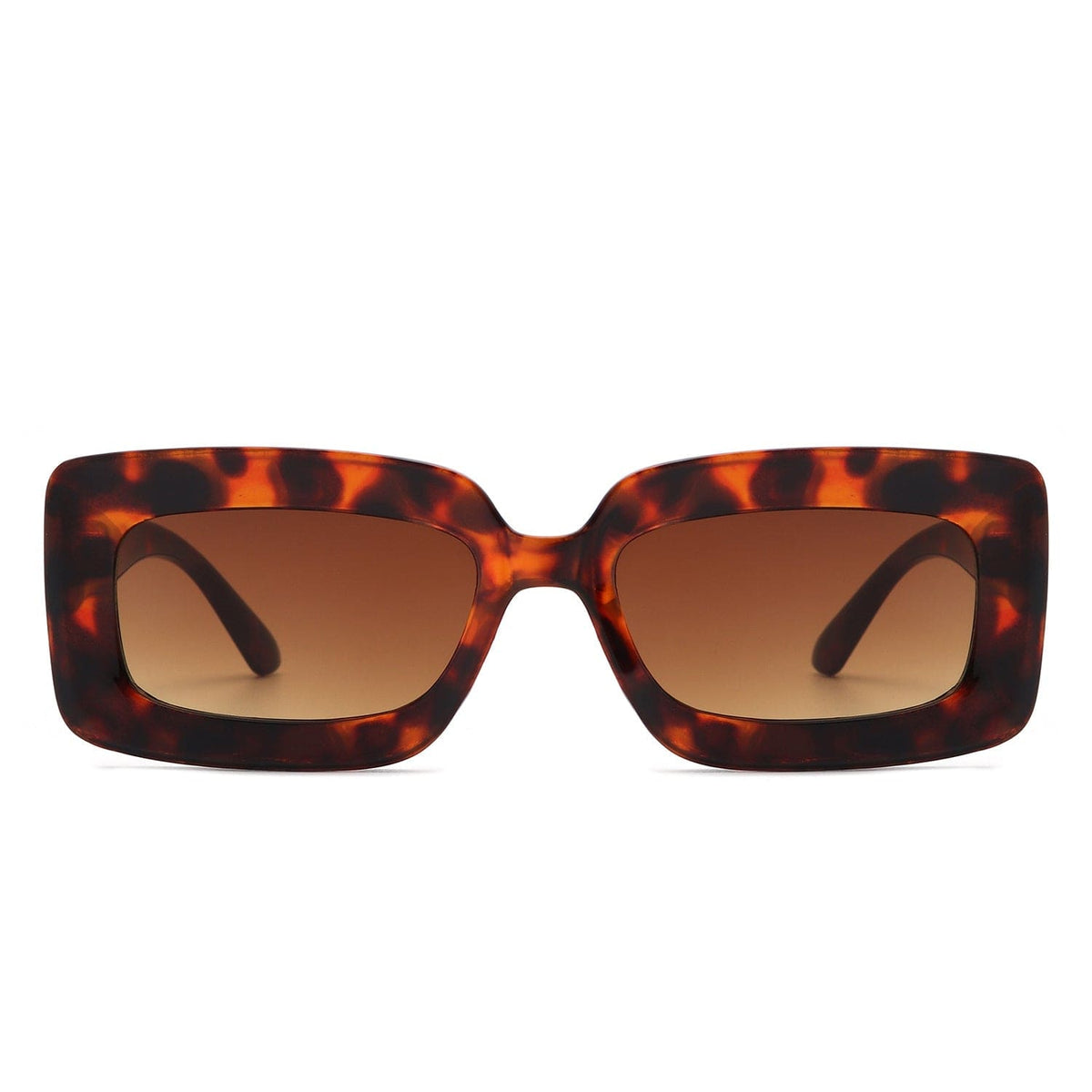 Cramilo Eyewear Sunglasses Celestra - Rectangle Flat Lens Fashion Tinted Square Sunglasses