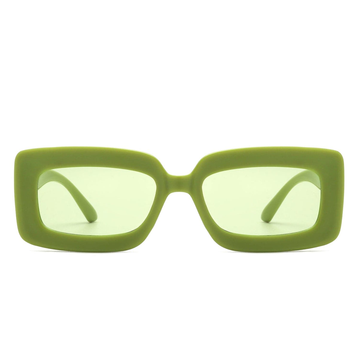 Cramilo Eyewear Sunglasses Celestra - Rectangle Flat Lens Fashion Tinted Square Sunglasses