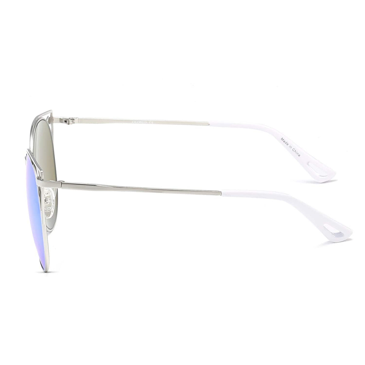 Cramilo Eyewear Sunglasses Clayton - Women Round Petite Cat Eye Sunglasses Circle