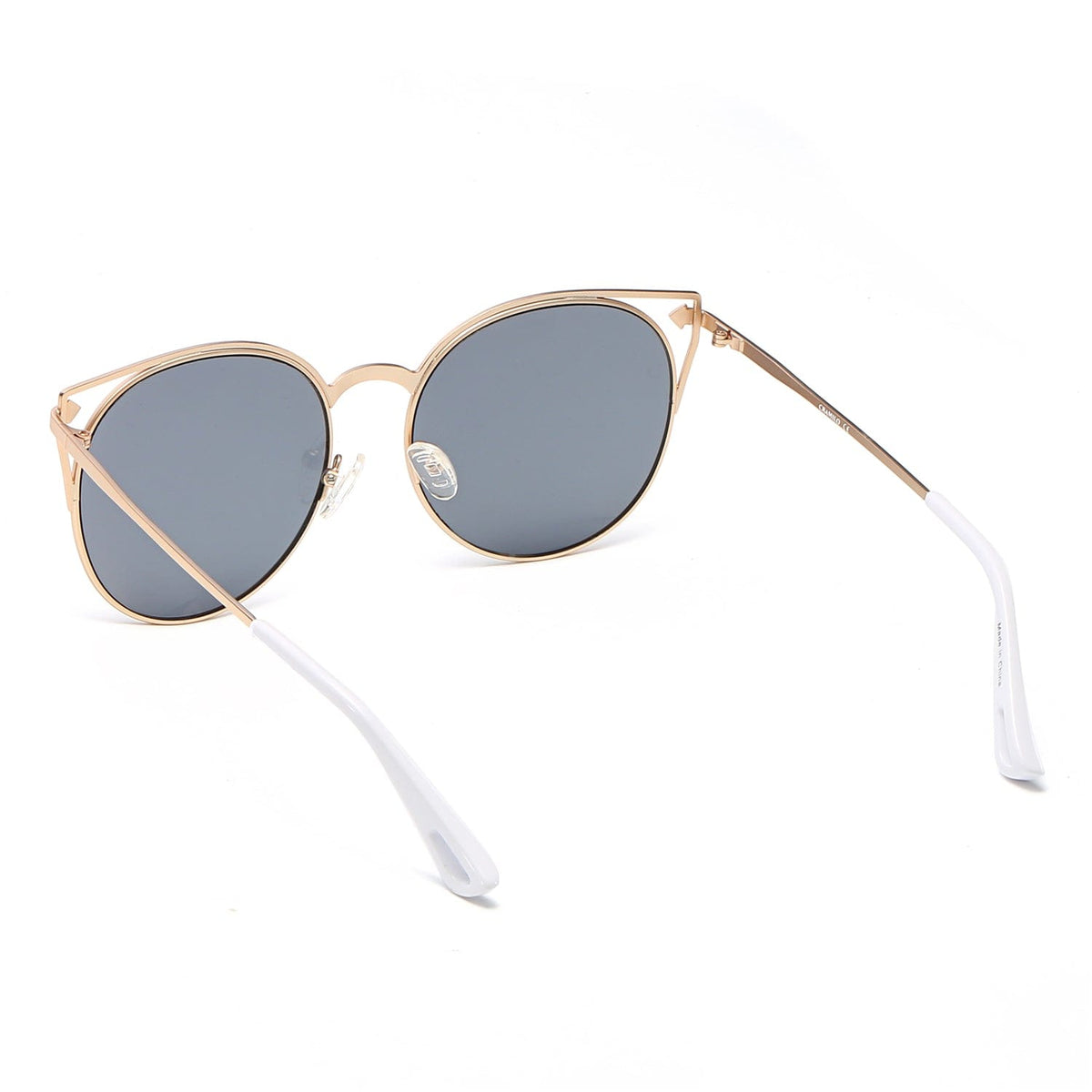 Cramilo Eyewear Sunglasses Clayton - Women Round Petite Cat Eye Sunglasses Circle