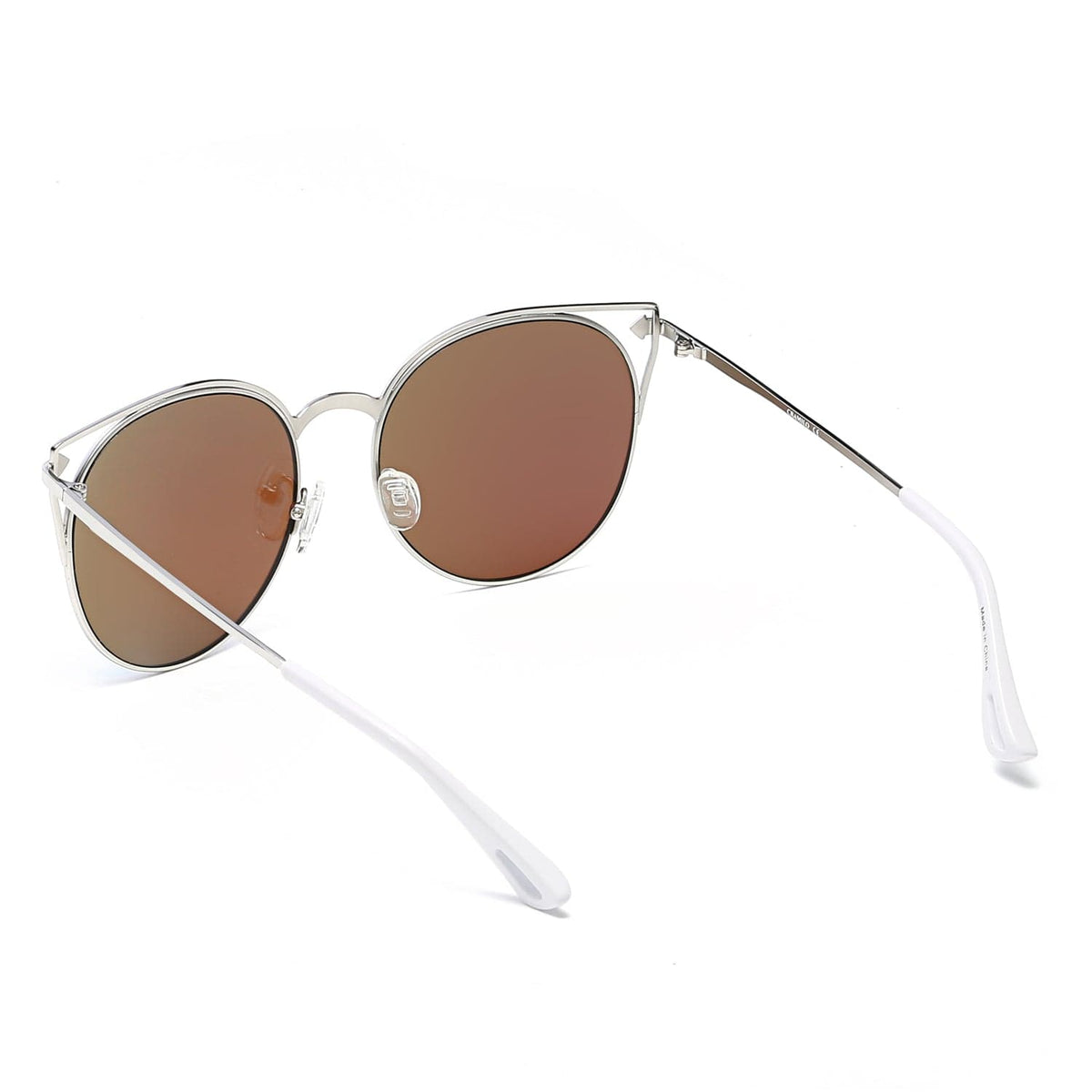 Cramilo Eyewear Sunglasses Clayton - Women Round Petite Cat Eye Sunglasses Circle