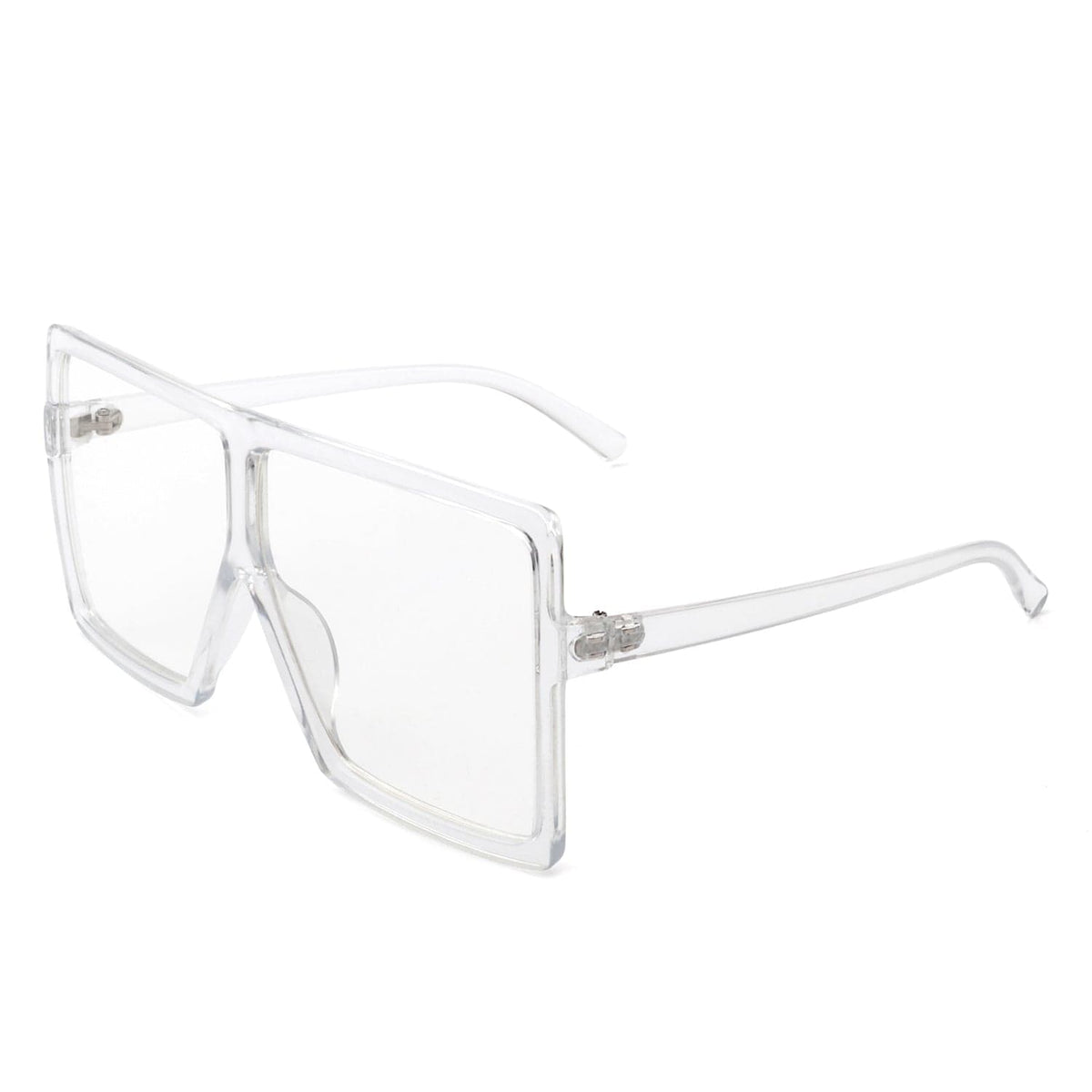 Cramilo Eyewear Sunglasses Clear Amarylla - Oversize Flat Top Square Tinted Women Fashion Sunglasses